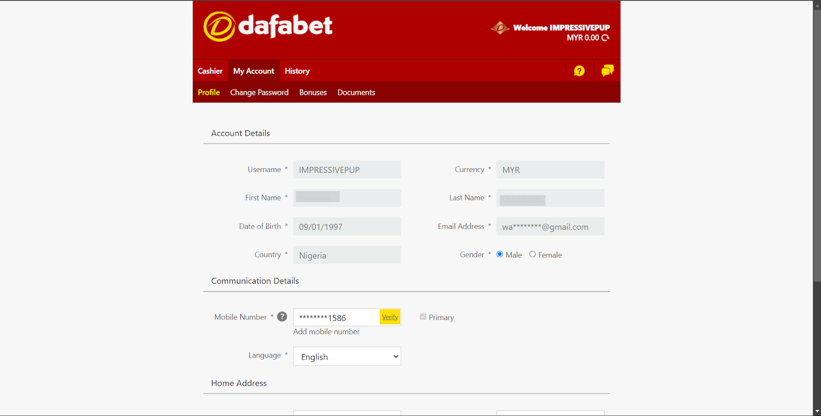 dafabet asia, profile