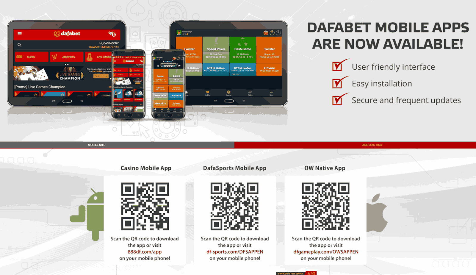 Dafabet apps in Malaysia