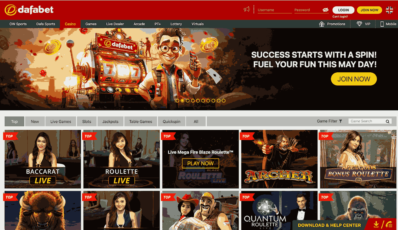 Official Dafabet website login