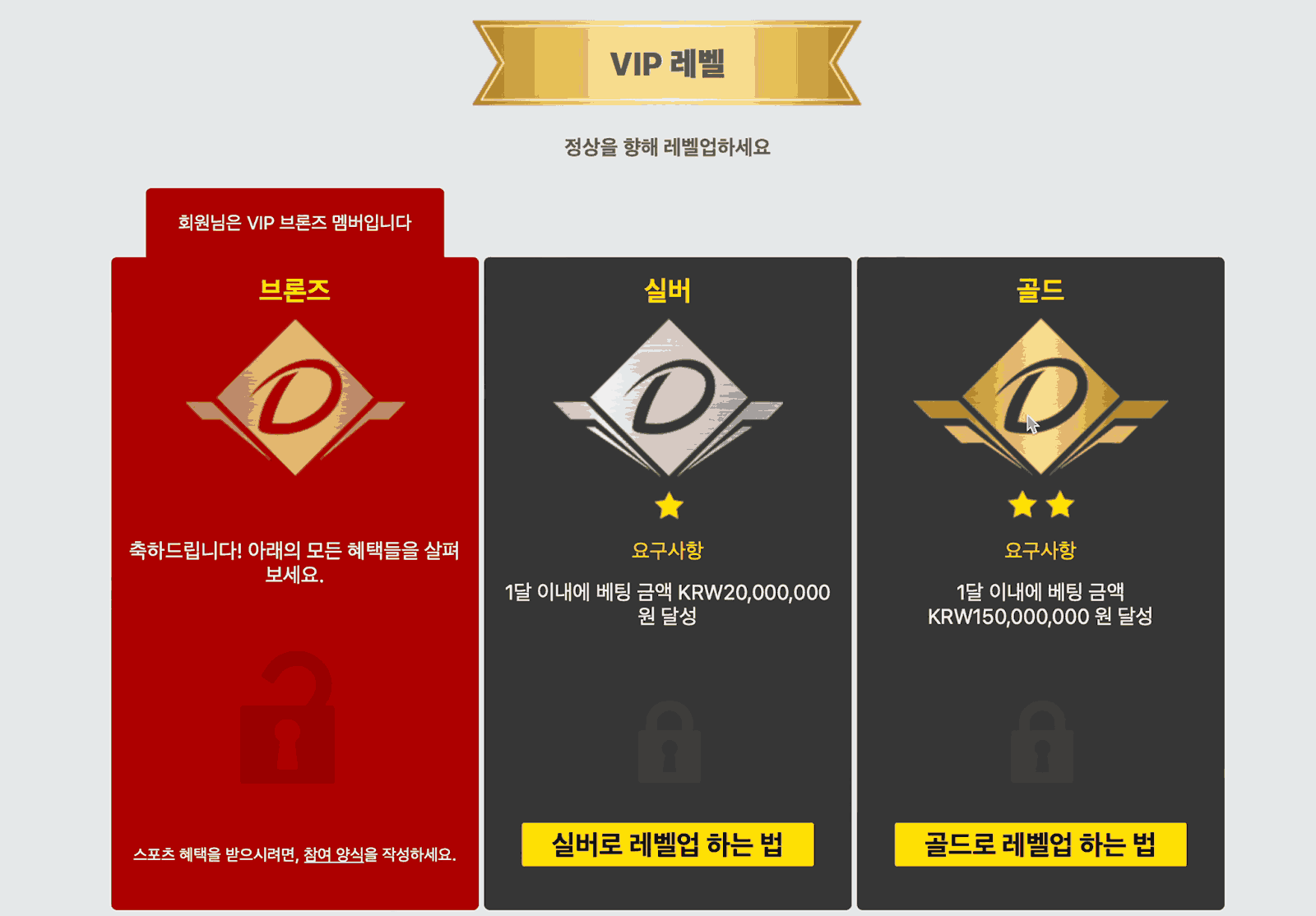 Dafabet VIP 브론즈 