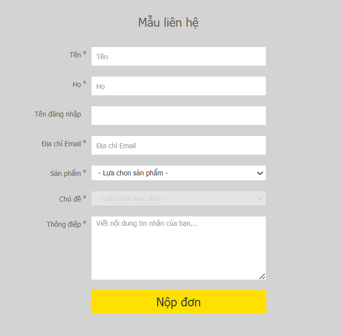 Biểu Mẫu Liên Hệ Dafabet