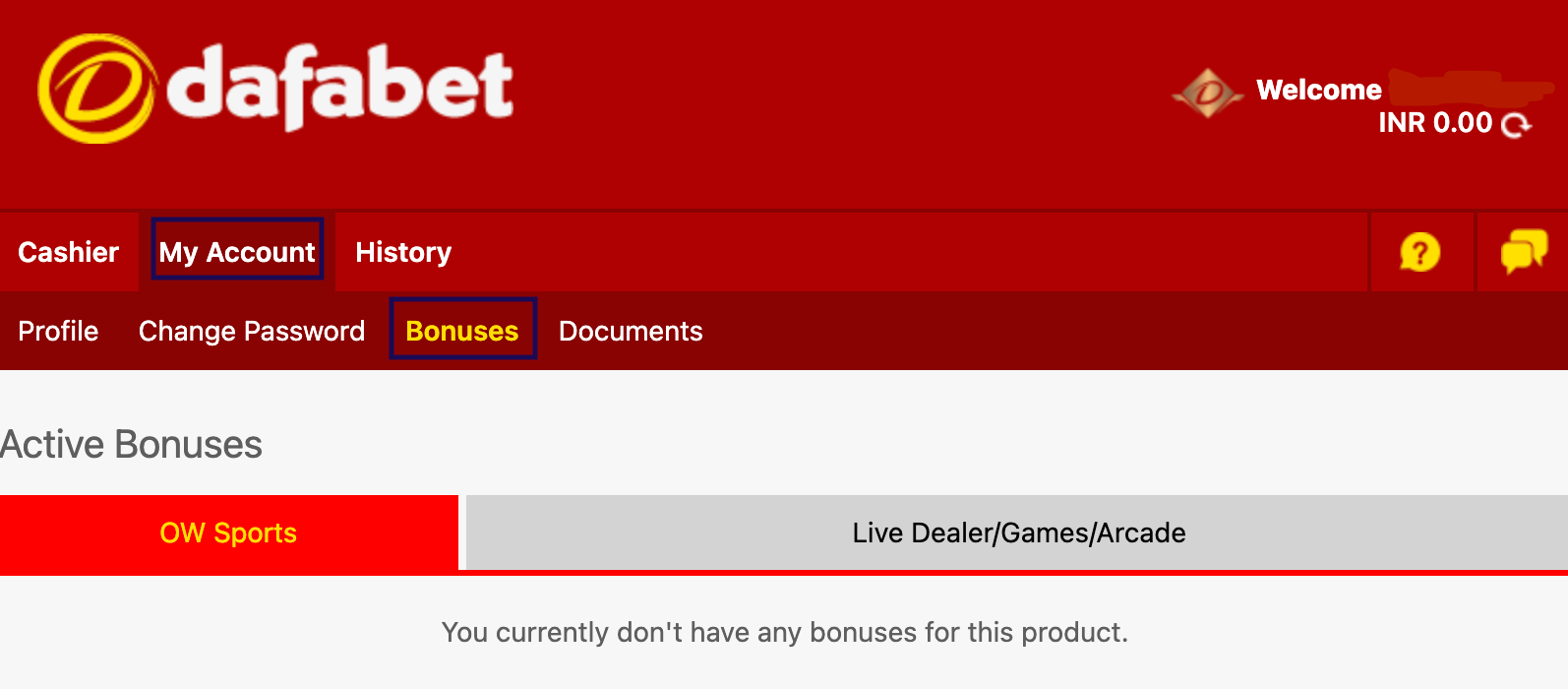Dafabet bonus rewards